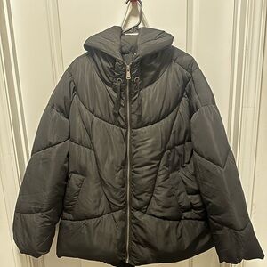 Free People black Puffer Jacket